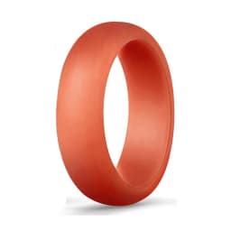 1pc Silicone Ring Hypoallergenic Crossfit Flexible Rubber Finger Rings 5.7MM For Women Party Wedding Rings
