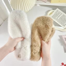 Women Winter Outdoor Keep Warm Double Layer Thickened Solid Gloves Imitation Mink Velvet Cute Lovely Soft Mittens