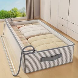 Multifunctional Bed Bottom Storage Bag Large Capacity Foldable Clothing Quilts Portable Storage Container Dust Cleaning Bedroom
