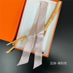 5X100CM Women Narrow Long Scarf Solid flax Silk Rubber Red Tie Bag Ribbon Headbands Luxury Scarf Headscarves Ladies Foulard