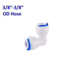 Reverse Osmosis Quick Connector 1/4"3/8"OD Hose Tee Y Coupling 4 Way Equal Convert Elbow Straight RO Water Aquarium Pipe Fitting