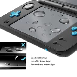 2PCS/Set Tempered Glass for Nintendo New 2DS XL/LL Screen Protector Protective Filter for 2DS XL XL LL (New Version) Accessories