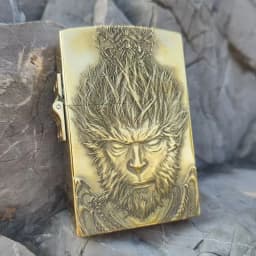 ZORRO 593 Armor Brass Kerosen Lighter Relief Windproof Creative Personality Collection Men's Gift Lighters Smoking