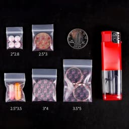 Color Zipper Bag Small Pink Pig Multi Sizes Clear Self Sealing Zip Lock Bags Gift Jewelry Mini Pouches Plastic Packaging Pouch