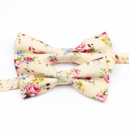 Cotton Floral Parent-Child Bowtie Set Bow Tie Necktie For Men Wedding Party Business Suits Gravata Pink Yellow Butterfly Cravats