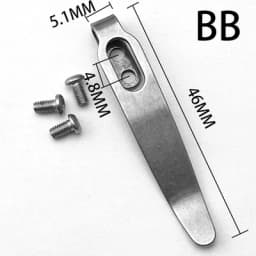 1piece Back Clip for DIY Folding Pocket Knife Tool DIY Accessories Multi Design Back Clip Custom Folding Knife Back Clip Holder