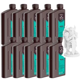 SUNLU 10KG ABS-Like/ Standard / Water-Wash/PA-Like/ 14K High Precision Resin 405nm Rapid UV-Curing Photopolymer Resin 1KG/Bottle