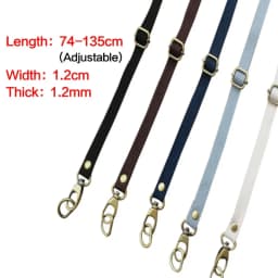 74-135cm Length Adjustable Canvas Bag Strap 1.2cm Width Crossbody Belt Shoulder Handbags Strap Replacement For Bag Accessories