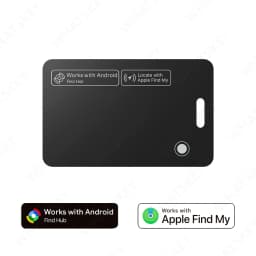 Wireless Charging Tracking Location Wallet Tracker Card Waterproof GPS Locator Work with IOS & Google Find My Bluetooth Tracker