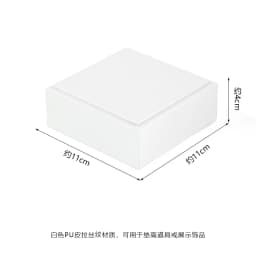 Luxurious Exhibitor Set Jewelry Display Stand White Leather Necklace Pendant Organizer Jewelry Window Counter Display Showcase