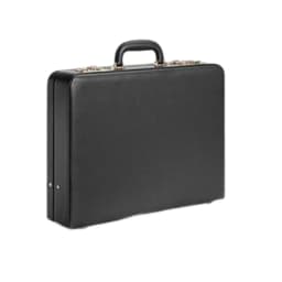 Professional PU Leather Business Briefcase Multifunctional Laptop Bag with Multiple Compartments, Document Organizer for Office