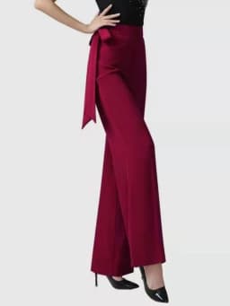 Modern Dance Pants Wide Leg Latin Dance High Waist Trousers Standard Dance Skirt Long Pants for Square Dancing