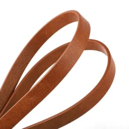 2pcs 60cm Leather Bag Strap with Rivets Women Shoulder Tote Bag Handles for Handbag Replacement Belt Accessories 1.8cm Wide Tan