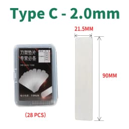 CNC Turning Tool Holder Shim Gasket Spacer Lathe 0.1mm 0.5mm 1.0mm 1.2mm 1.5mm Cutter Machine Tool Accessories
