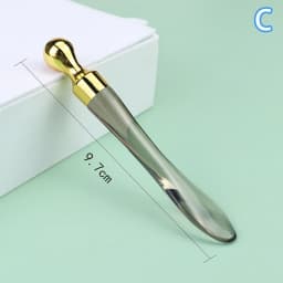 2in 1 Face Eye Massage Stick Eye Cream Applicator for Anti Wrinkle Dark Circles Facial Lifting Mixing Spatulas Scoop Mini Spoon