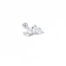Aide 925 Sterling Silver 1pc Geometry Multi Piercing Stud Earrings For Women K Gold Simple Elegant Tassel Jewelry Gift Pendiente