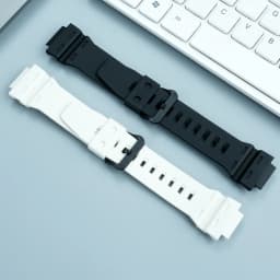 For Casio 3502 AE-1500 resin Watchband AE-1500WHX-1AVDF/DW-291/W-737 silicone watch strap 18mm Convex sports bracelet