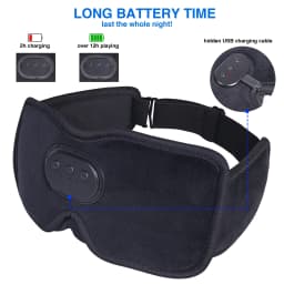 SYPVRY Bluetooth Sleep Eye Mask With Headphones - Boasting 3D Sleep Headphone Technology for Enhanced Comfort Bluetooth Eye Mask