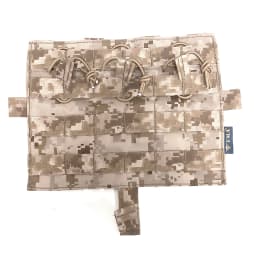 FMA-AVS Removable Flap Molle, M4 Flat Triple Magazine Pouch Multicam for Tactical AVS JPC2.0 CPC Vest, Front Panel to Update