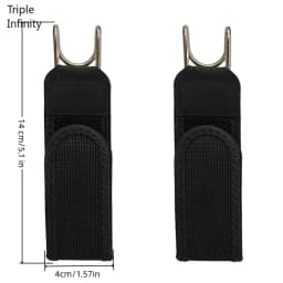 2026 Convenient Invisible Belt Without Buckle Black Elastic Waist Belts With Metal Hook Outdoor Work Pants Belt Stretch