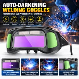 Darkening Argon Arc Welding Glasses Welding Goggles True Color Len Adjustable Safety Welding Strong Light Eye Protection Glasses
