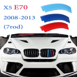 3Pcs Car Grille Trim Strip For BMW X1 X2 X3 X4 X5 X6 X7 E84 F48 F49 F39 E83 F25 G01 F26 G02 E70 F15 E53 G05 E71 E72 F16 G06 G07