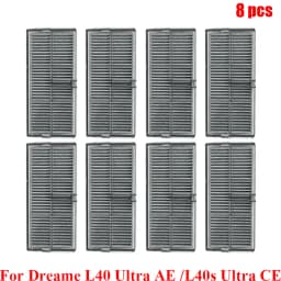 Accessories For Dreame L40 Ultra AE/ Dreame L40s Ultra CE/ Dreame D20 Ultra Cleaner Main Side Brush Fish Scale Microfiber Cloth