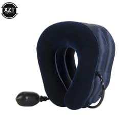 Neck Massager 3 Layer Inflatable Air Cervical Neck Traction Support PainStress Relief Neck Collar Pillow Neck Stretching Brace