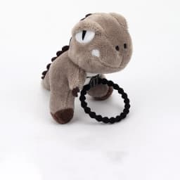1pc cartoon green dinosaur cute shampoo headband, super cute doll head rope, dual-purpose plush delicate brooch hairpin