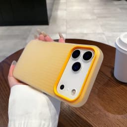 Stripe Corrugated Pattern Matte Translucent Phone Case For iPhone 18 17 16E 15 14 13 12 Pro Max Frosted Shockproof Armor Cover