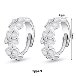 Geometric Tiny Hoop Earrings For Women Micro Crystal Zircon Star Flower Heart Huggie Small Classic Earring Piercing Jewelry Gift