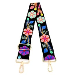 Vintage Style DIY Embroidery Shoulder Strap Multi-purpose Fashion Handbag Accessory Adjustable Comfortable Purse Strap