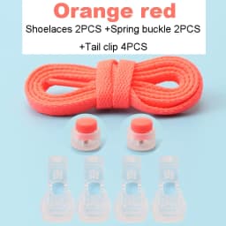 Classic Lock Shoelaces Bread Buckle Shoe Laces Sneakers Flat No Ties Shoelace Kids Adult Quick Lazy Lace for Shoes Accessories