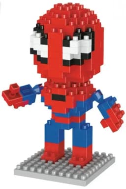 Hero Cartoon Micro Particle Building Blocks Children Assembly Toy Anime Action Figure Boy Girl Kid Gift Cute Toy Building Bricks