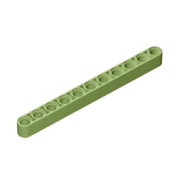 Gobricks 32525 10Pcs Liftarm Bricks Thick 1x11 Technic Parts Assembles Particles Model MOC Toys Sets DIY Car Lifting Function