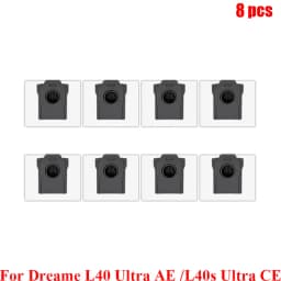 Accessories For Dreame L40 Ultra AE/ Dreame L40s Ultra CE/ Dreame D20 Ultra Cleaner Main Side Brush Fish Scale Microfiber Cloth