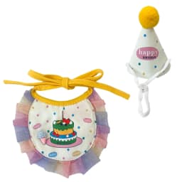 Pet Birthday Scarf Cute Delicate Lace Bib, Cat & Dog Birthday Party Celebration Prevent Saliva Towel