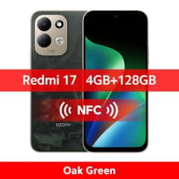 New Xiaomi Redmi 17 4G Smartphone Global Version 6.9" Display 120Hz 7500mAh 45W Turbo Charging 50MP Camera MTK Helio G91-Ultra C
