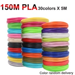 PLA Colored Odorless Safety Plastic 3D Pen Filament Diameter 1.75mm For 3D Printing Pen Kids Birthday Creative Christmas Gift