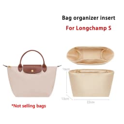 Bag organizer insert for Longchamp bag nylon storage durable bag support storage inner modification bag accessories