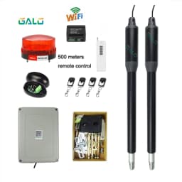 AC110V/220V to 24V Electric Automatic Strong Dual Arm Swing Gate Opener Up to 660 Lbs Hardware Driveway Door KIT