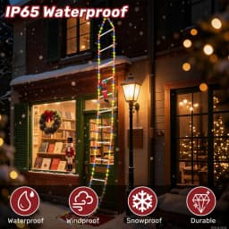 1/3M Santa Claus Climbing Ladder String Lights USB 8 Modes LED Lamp Christmas Decoration for Garden Cristmas Tree New Year Gift