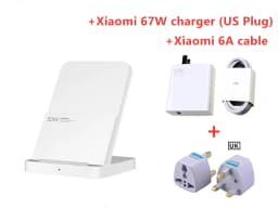 Xiaomi Mi 50W Wireless Charger Pro Vertical Air Cooling Fast Charging For Xiaomi 17/15/14/13/12 Series For iPhone Series