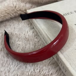 Red New Year Headbands Autumn/Winter Retro Woolen Knitting Hair Band for Woman Girls Temperament Hair Hoop Christmas Accessories