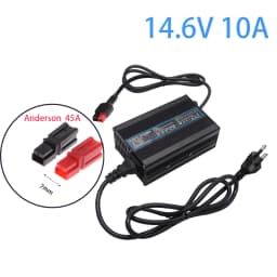 14.6V 10A Charger Smart Aluminum Case Is Suitable For 4S 12.8V Outdoor LiFePO4 Battery Electric Car Safe And Stable OHRIJA