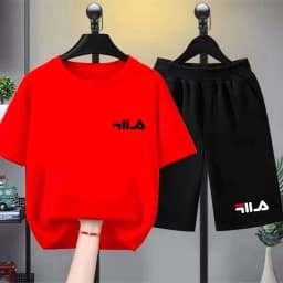 Summer Brand White T-shirt+Shorts Two-Piece Set Kids New Clothing Fashion Boy Girl 3-12 Yrs Sports Short-Sleeved Casual Set