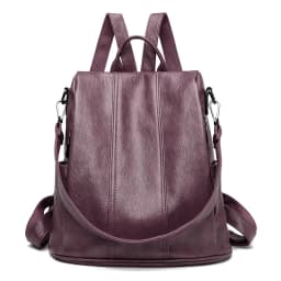 Luxury Brand Anti-Theft Women's Backpack High-Quality Leather Sac a Dos SchoolBag Knapsack for Female