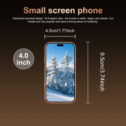 IVMI Global 17 Mini Smartphone Pro Max Android Cellphone 3G Dual SIM WIFI Bluetooth Play Store Screen Toys Small Mobile Phones