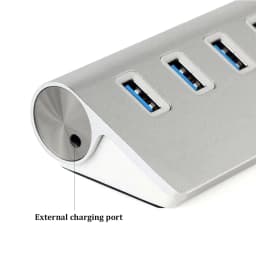 Aluminum Alloy USB 3.0 HUB 5Gbps High Speed Docking Station Expander OTG Multi Splitter Adapter for MacBook Pro/Air/Huawei Mate