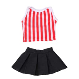 18 Inch American Doll Clothes Mix & Match Outfits, Rainbow Dress, Hoodie Jacket & Casual Tops for 43cm Reborn Baby Girl Dolls